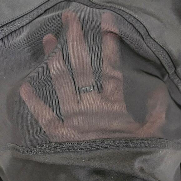 Athleta Jacket Womens Small Black Full Zip Vented Mesh Long Sleeve Pockets - Picture 5 of 10